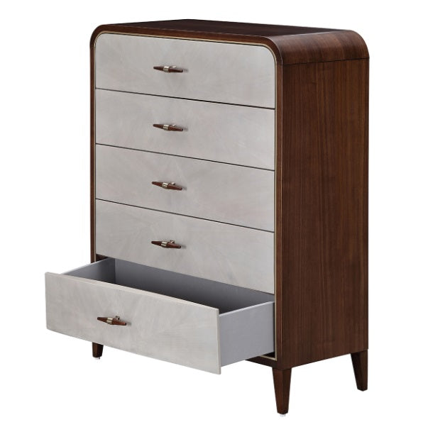 AICO Furniture Houston Chest in Walnut