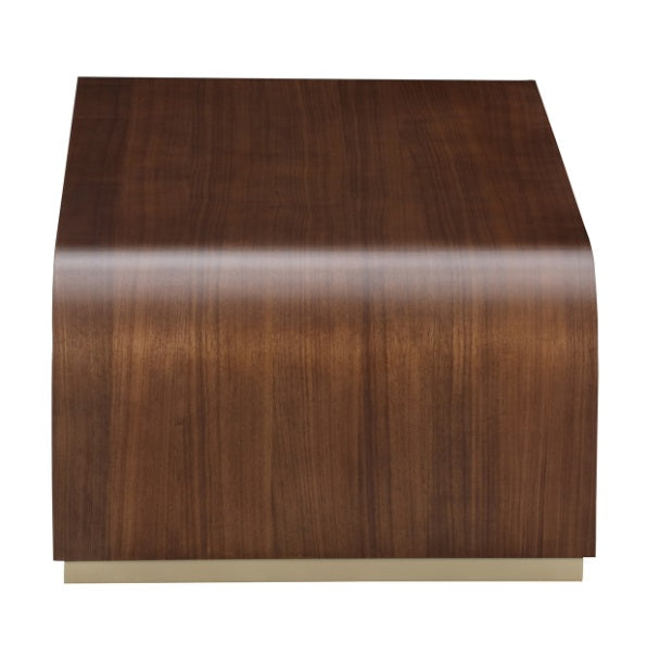 AICO Furniture Houston Cocktail Table in Walnut