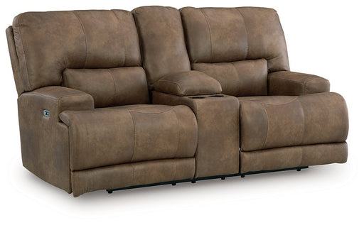 Beckley Place Power Reclining Loveseat with Console - BWO Furniture & Mattresses