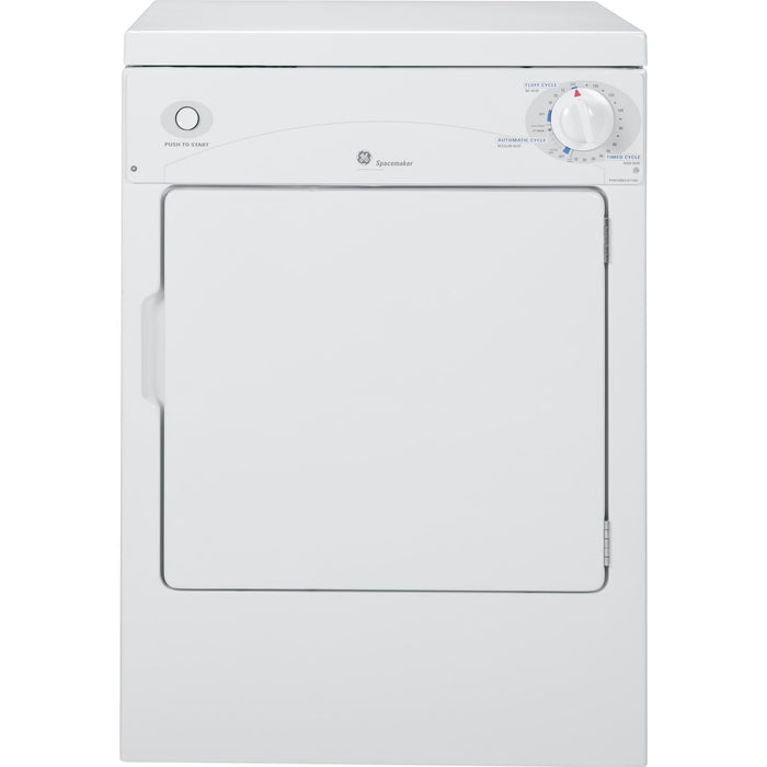 GE 3.6 cu. ft. Electric Dryer DSKP333ECWW IMAGE 1