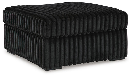 Midnight-Madness Oversized Accent Ottoman - BWO Furniture & Mattresses