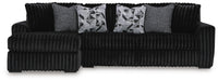 Midnight-Madness Sectional Sofa with Chaise - BWO Furniture & Mattresses