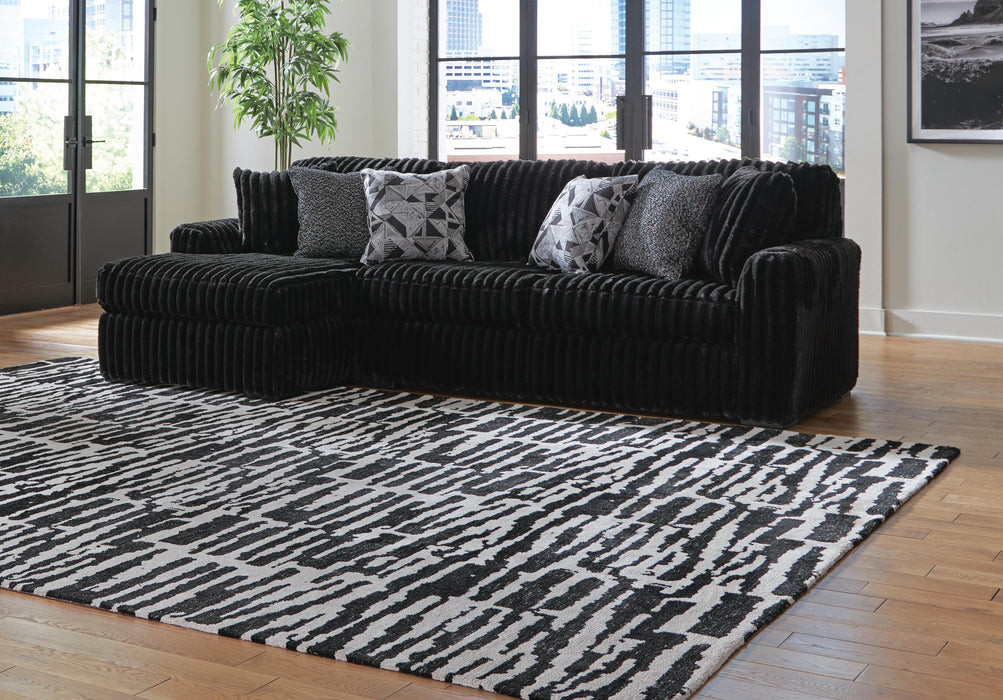 Midnight-Madness Sectional Sofa with Chaise - BWO Furniture & Mattresses