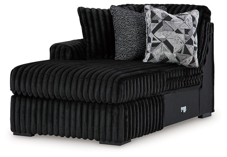 Midnight-Madness Sectional with Chaise - BWO Furniture & Mattresses