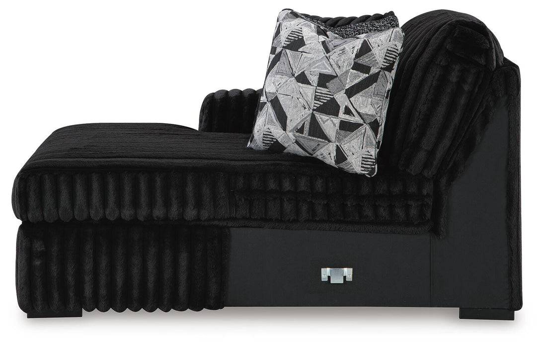 Midnight-Madness Sectional Sofa with Chaise - BWO Furniture & Mattresses