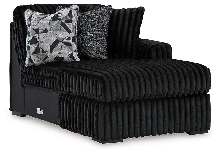 Midnight-Madness Sectional with Chaise - BWO Furniture & Mattresses