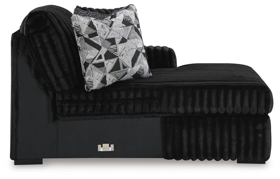 Midnight-Madness Sectional Sofa with Chaise - BWO Furniture & Mattresses