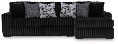 Midnight-Madness Sectional Sofa with Chaise - BWO Furniture & Mattresses