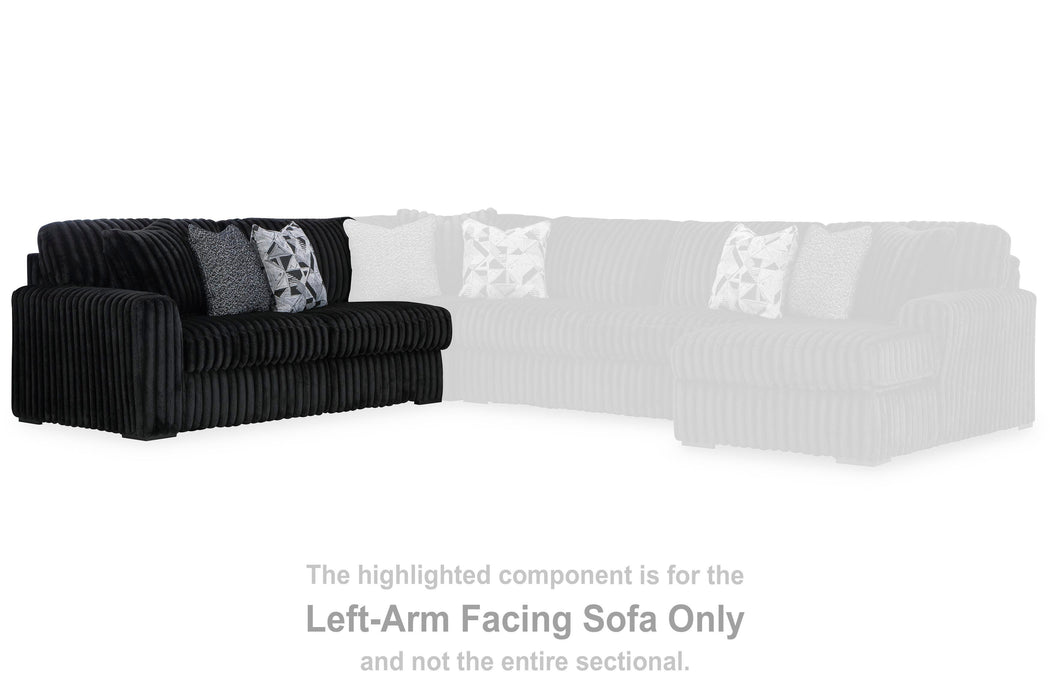 Midnight-Madness Sectional Sofa with Chaise - BWO Furniture & Mattresses