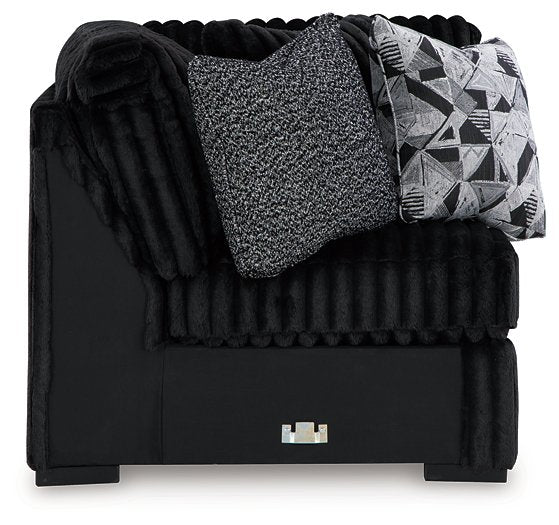 Midnight-Madness Sectional with Chaise - BWO Furniture & Mattresses