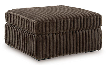Midnight-Madness Oversized Accent Ottoman - BWO Furniture & Mattresses