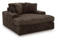 Midnight-Madness Oversized Chaise - BWO Furniture & Mattresses