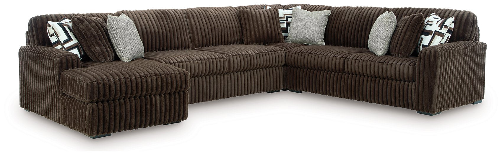 Midnight-Madness Sectional with Chaise - BWO Furniture & Mattresses