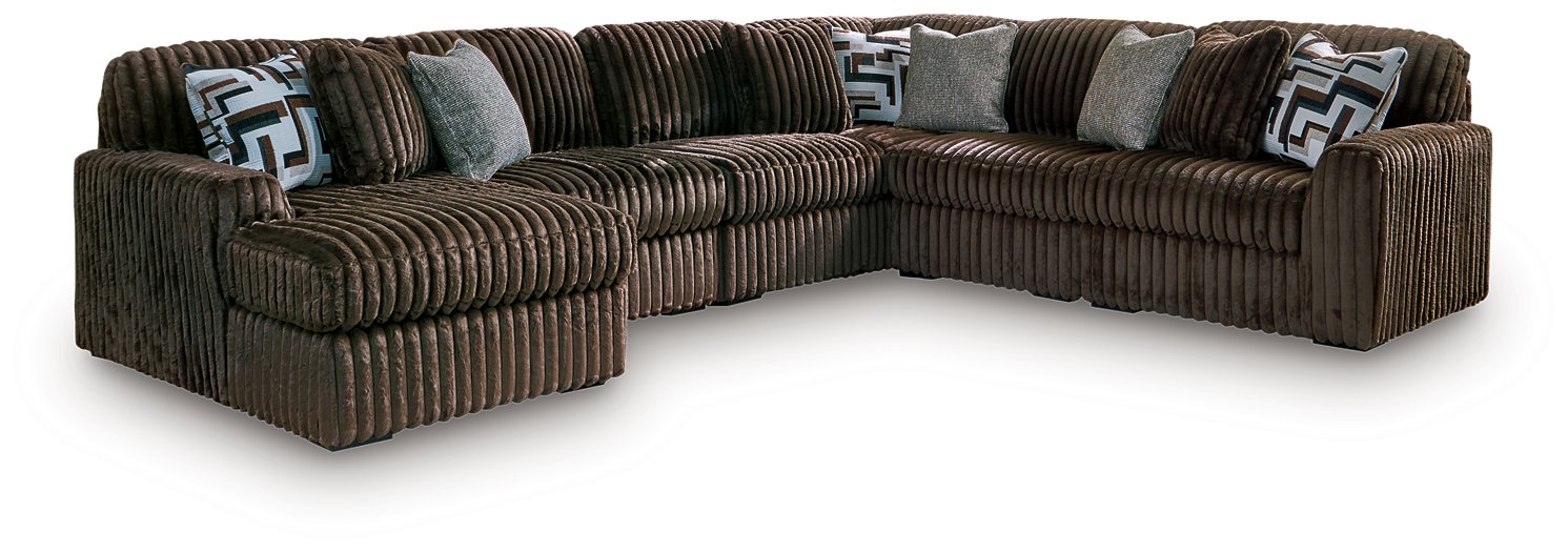 Midnight-Madness Sectional with Chaise - BWO Furniture & Mattresses