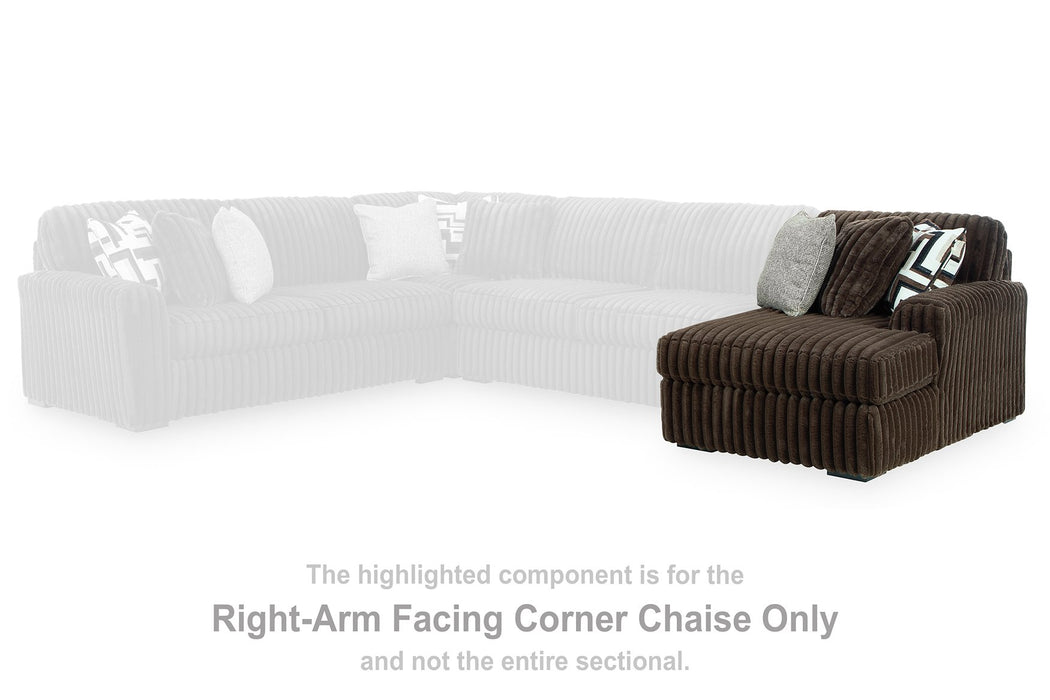 Midnight-Madness Sectional with Chaise - BWO Furniture & Mattresses