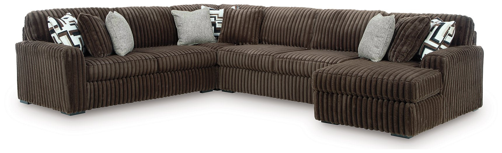 Midnight-Madness Sectional with Chaise - BWO Furniture & Mattresses