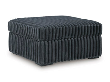 Midnight-Madness Oversized Accent Ottoman - BWO Furniture & Mattresses