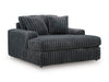 Midnight-Madness Oversized Chaise - BWO Furniture & Mattresses
