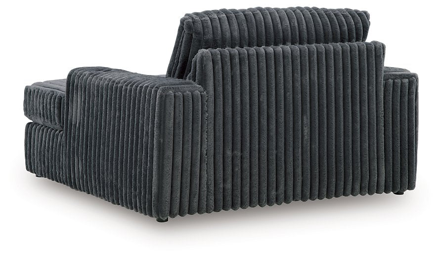 Midnight-Madness Oversized Chaise - BWO Furniture & Mattresses