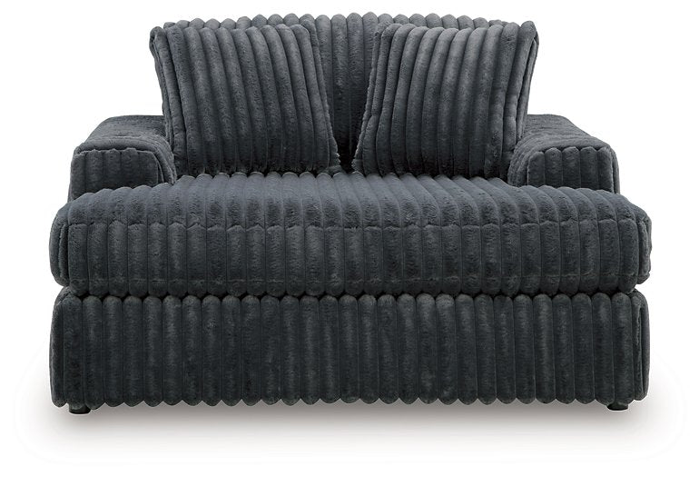 Midnight-Madness Oversized Chaise - BWO Furniture & Mattresses