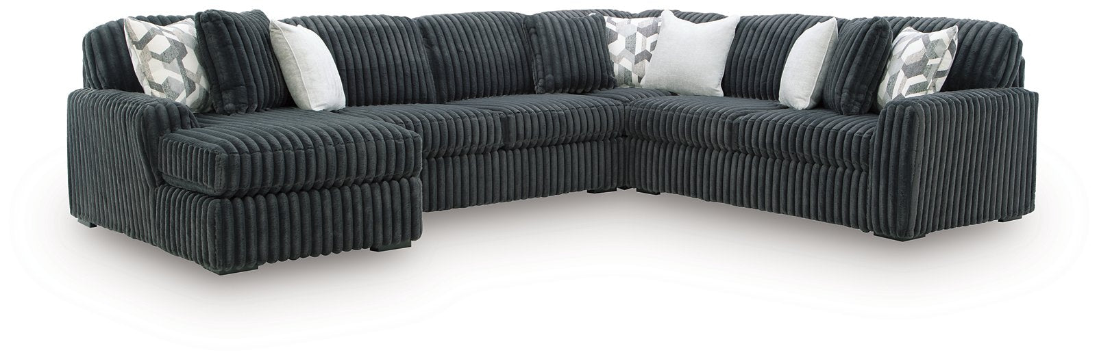 Midnight-Madness Sectional with Chaise - BWO Furniture & Mattresses