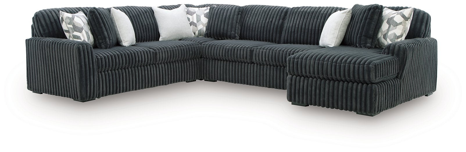 Midnight-Madness Sectional with Chaise - BWO Furniture & Mattresses