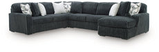 Midnight-Madness Sectional with Chaise - BWO Furniture & Mattresses