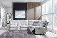 Social Pointe Reclining Sectional with Storage Consoles - BWO Furniture & Mattresses