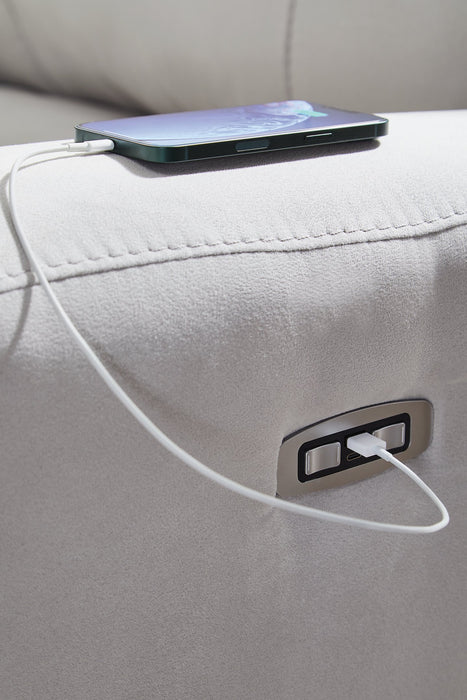 Social Pointe Power Reclining Sectional - BWO Furniture & Mattresses