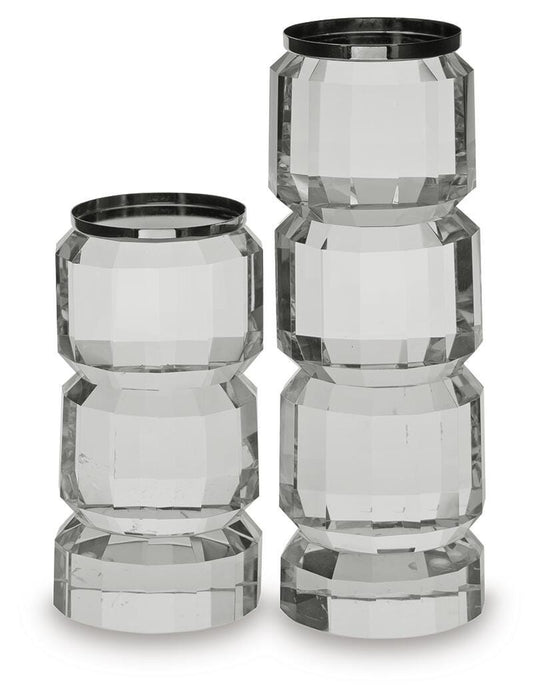 Brentley Candle Holder Set (Set of 2) - BWO Furniture & Mattresses