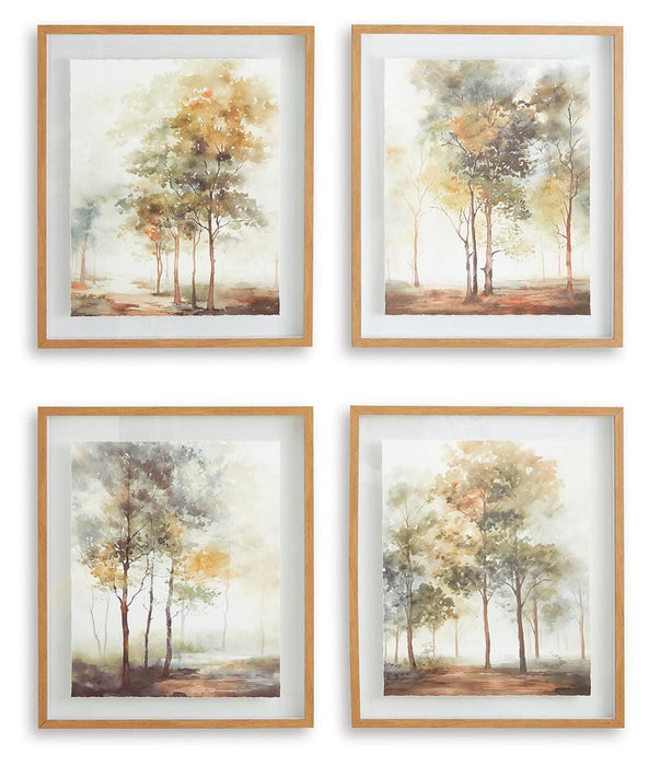 Bryneford Wall Art (Set of 4) - BWO Furniture & Mattresses