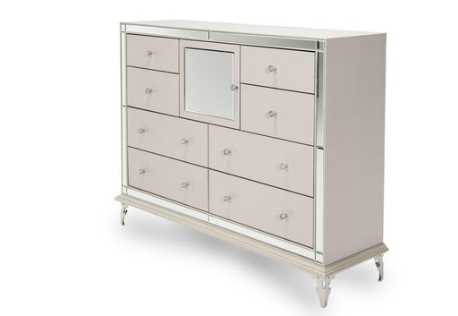 Hollywood Loft Upholstered Dresser in Frost image