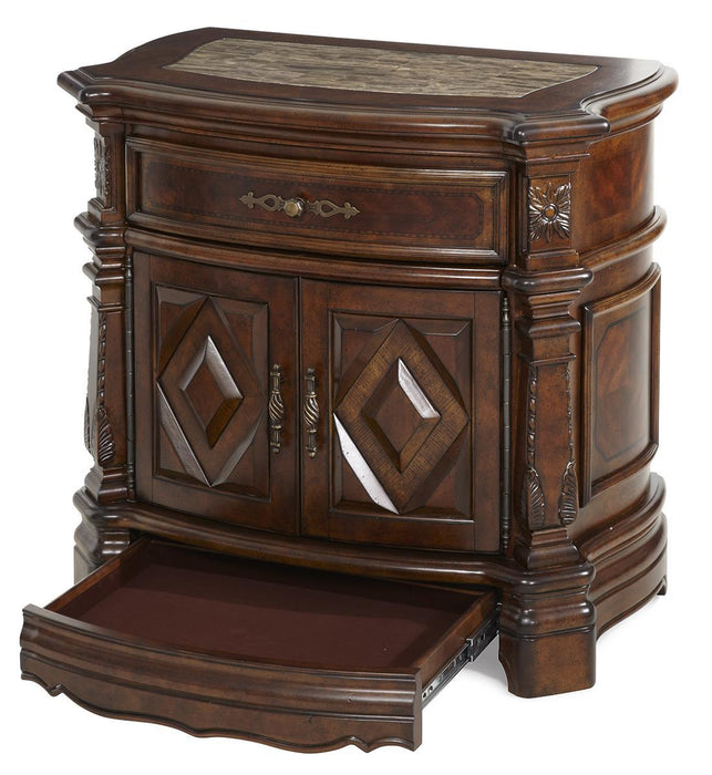 Windsor Court Nightstand in Vintage Fruitwood