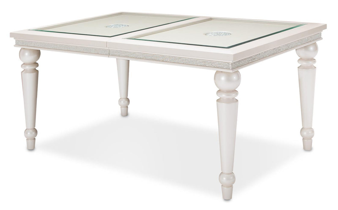 Glimmering Heights Leg Dining Table in Ivory image