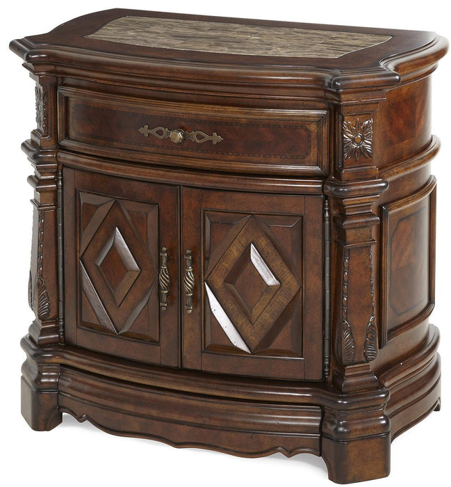 Windsor Court Nightstand in Vintage Fruitwood image