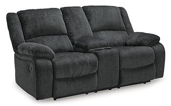 Draycoll Reclining Loveseat with Console - BWO Furniture & Mattresses