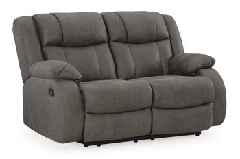 First Base Reclining Loveseat - BWO Furniture & Mattresses