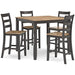 Gesthaven Counter Height Dining Table and 4 Barstools (Set of 5) - BWO Furniture & Mattresses