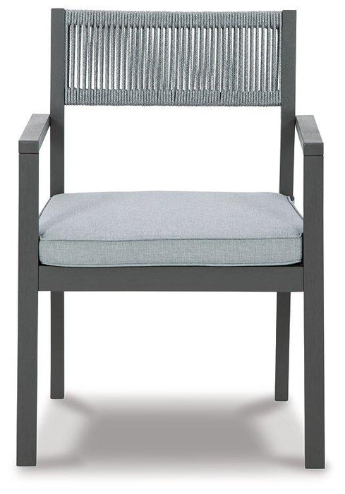 Eden Town Arm Chair with Cushion (Set of 2) - BWO Furniture & Mattresses