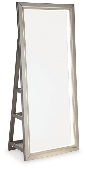 Evesen Floor Standing Mirror with Storage - BWO Furniture & Mattresses