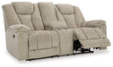 Hindmarsh Power Reclining Loveseat with Console - BWO Furniture & Mattresses