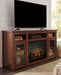 Harpan 72" TV Stand with Electric Fireplace - BWO Furniture & Mattresses