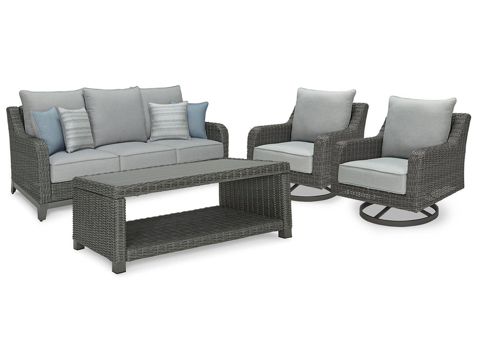 Elite Park Outdoor Sofa, Lounge Chairs and Cocktail Table - BWO Furniture & Mattresses