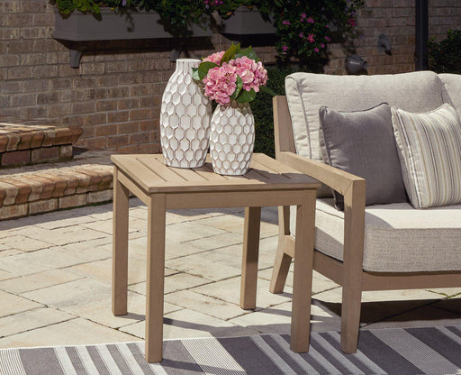 Hallow Creek Outdoor End Table - BWO Furniture & Mattresses