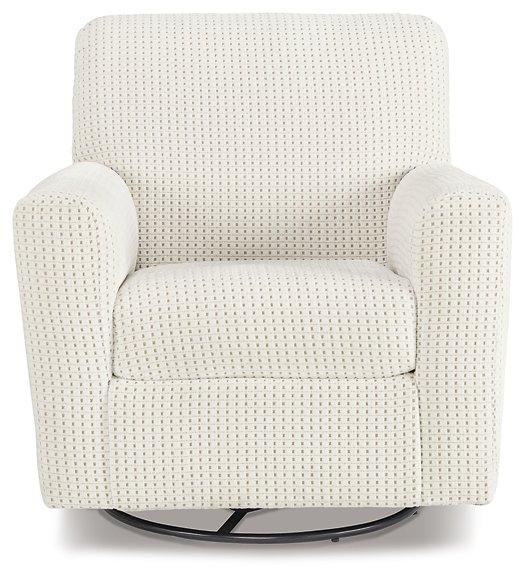 Herstow Swivel Glider Accent Chair - BWO Furniture & Mattresses