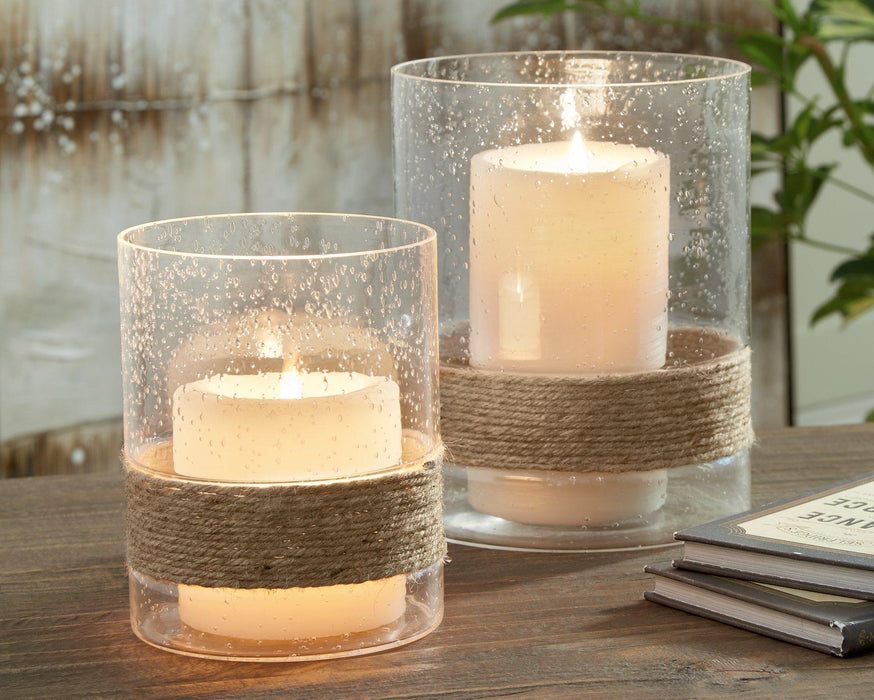 Eudocia Candle Holder (Set of 2) - BWO Furniture & Mattresses