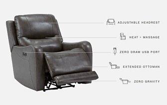 Galahad Power Recliner - BWO Furniture & Mattresses