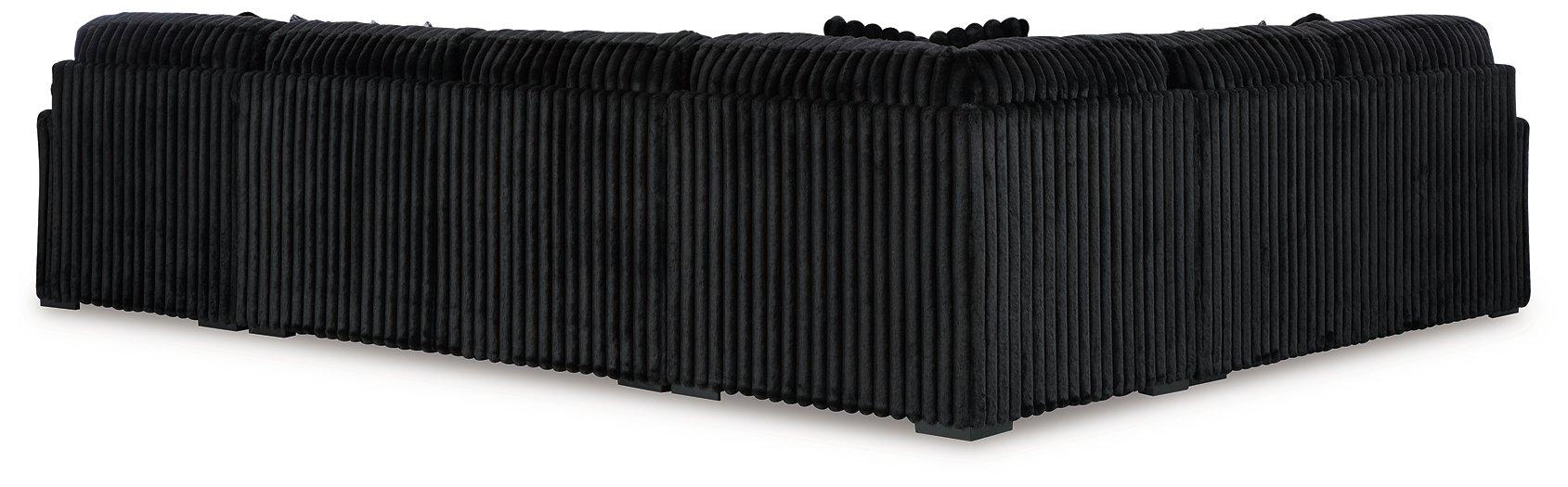 Midnight-Madness Sectional with Chaise - BWO Furniture & Mattresses