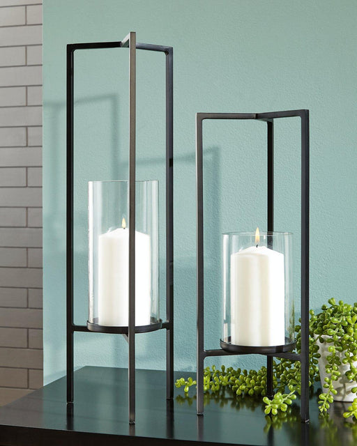 Ginette Candle Holder (Set of 2) - BWO Furniture & Mattresses