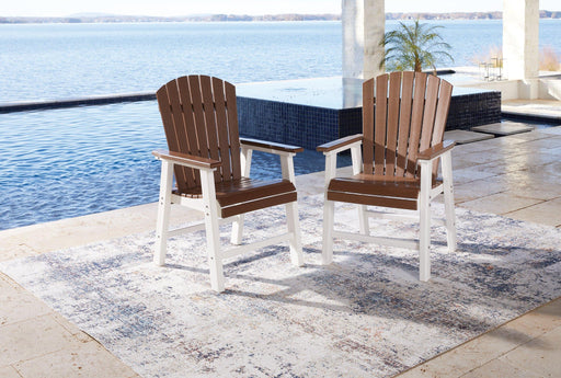 Genesis Bay Outdoor Dining Arm Chair (Set of 2) - BWO Furniture & Mattresses